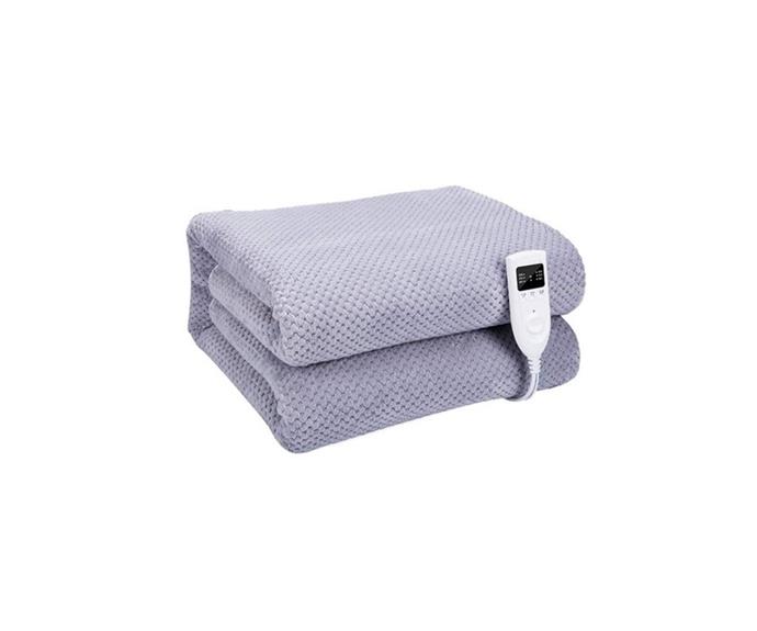 **[Queen size electric throw heated blanket, $106.81, Amazon](https://www.amazon.com.au/Electric-Blanket-Controllers-Auto-Off-70-9inches/dp/B07S8NW8ZW/ref=sr_1_15?tag=homestolove00-22|target="_blank"|rel="nofollow")**

Settle into the couch with the whole family and share this queen-sized heated throw on a cold winter's night, or spread it over your bed for a toasty sleep. The double-insulated blanket has local overheating that will cut the power so you can rest easy. **[SHOP NOW.](https://www.amazon.com.au/Electric-Blanket-Controllers-Auto-Off-70-9inches/dp/B07S8NW8ZW/ref=sr_1_15?tag=homestolove00-22|target="_blank"|rel="nofollow")**