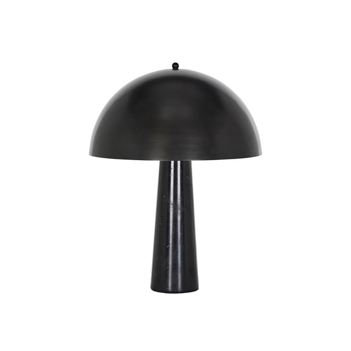 Another Coco Republic statement choice bears a resemblance to the Atollo Table Lamp by Vico Magistretti. Because of it's dark tone and curvy shape, it's ideal for a mood-lighting setting. 

**Aleka Table Lamp, $695, [Coco Republic](https://www.cocorepublic.com.au/aleka-table-lamp-10911|target="_blank"|rel="nofollow")**