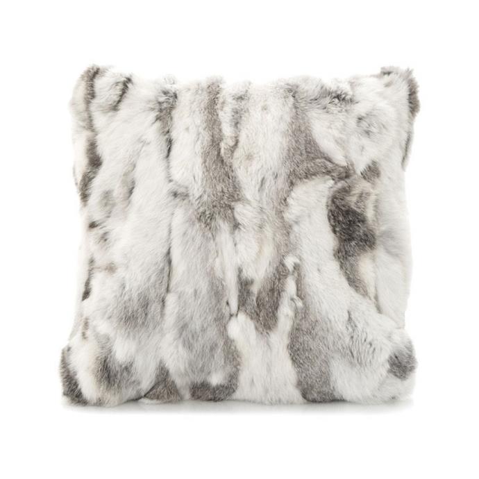 **Siberian Faux Fur Scatter Cushion, $99, [Living Styles](https://www.livingstyles.com.au/siberian-faux-fur-scatter-cushion-grey-white/|target="_blank"|rel="nofollow")**<br><br>
This ultra-plush faux fur cushion is exactly what we want in our homes in the cooler months. The soft fabric not only feels great but will instantly provide warmth and luxury to your living area or bedroom.