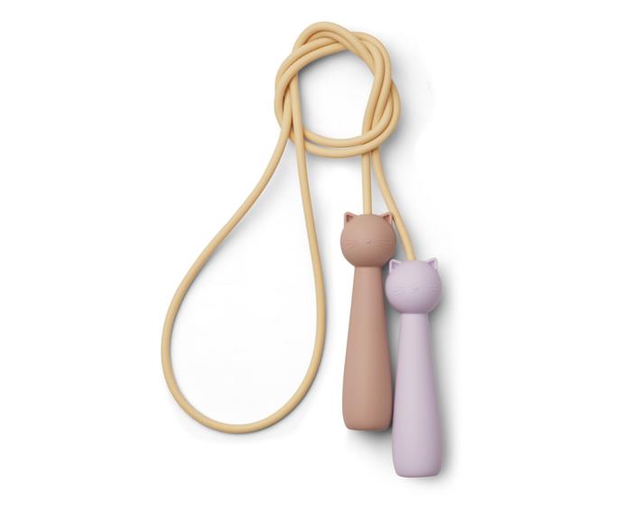 **[Liewood Birdie silicone skipping rope in lavender, $28, Smallable](https://www.smallable.com/en/product/birdie-silicone-skipping-rope-lavender-liewood-2265|target="_blank"|rel="nofollow")** 
<br></br>
Getting the kids to spend more time outdoors doesn't always mean forking out for an expensive set of play equipment or a brand new bike. Sometimes, it's the simple things, like a jump rope, that will inspire them to get active with their friends. Think back, how many skipping rope rhymes can you remember from your childhood? This rope by Liewood features soft silicone handles in the shape of cute animals and is also available in blue, green and pink.