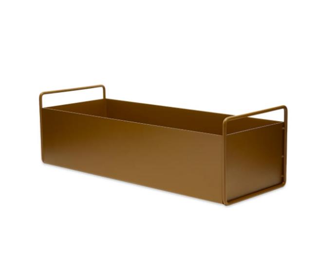 **Ferm Living Metal Wall Box in olive, $109, [End Clothing](https://www.endclothing.com/au/ferm-living-small-plant-box-ferm-1104263188.html|target="_blank"|rel="nofollow")**

This trusty plant box is powder coated metal and measures H14.5cm x W45cm x D17cm, so its the perfect size to fill with [plants on your windowsill](https://www.homestolove.com.au/a-colourful-scandi-summerhouse-with-a-vintage-vibe-6725|target="_blank") if drilling into walls is not an option. It also doubles as a handy drawer or desk organiser so the possibilities are endless!