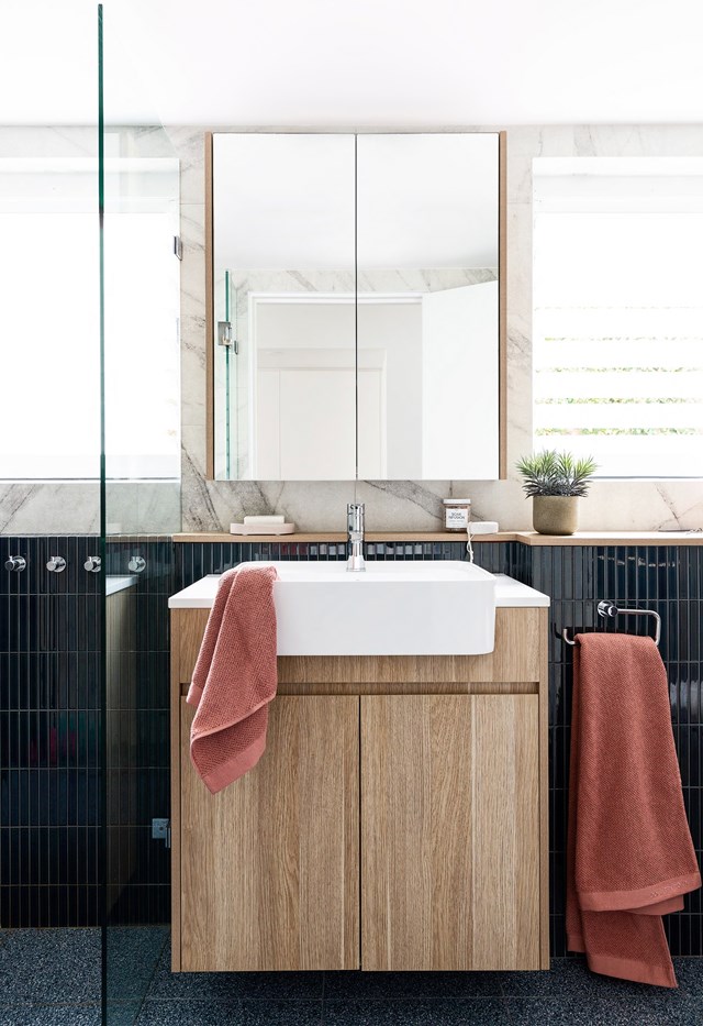 A shining shower screen in a matter of minutes. *Photo: Simon Whitbread / Styling: Lisa Hilton / Story: Home Beautiful*