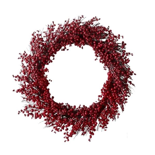 **[Pottery Barn Red Berry Wreath, From $169](https://www.potterybarn.com.au/faux-red-berry-wreath|target="_blank"|rel="nofollow")**
