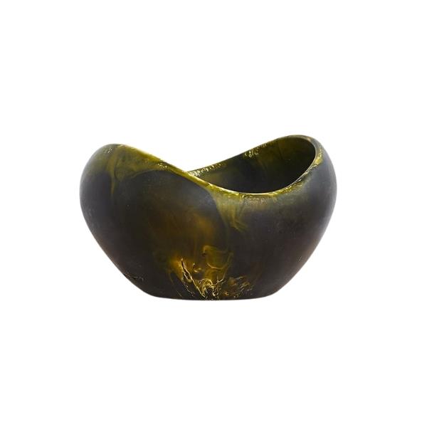 Dinosaur Designs medium beetle bowl in malachite, $200, [Bed Threads](https://bedthreads.com.au/products/dinosaur-designs-medium-resin-beetle-bowl-in-malachite|target="_blank"|rel="nofollow")
