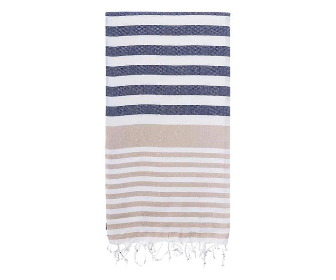 Beach days are ahead, so a quality, cotton beach towel is the ultimate gift for the young and young at heart. The **[Flamenco Turkish towel by Miss April, $55, from The Iconic](https://www.theiconic.com.au/flamenco-turkish-towel-1334792.html|target="_blank"|rel="nofollow")** is a neutral, classic design that is guaranteed to be well received. 