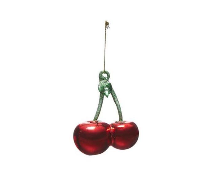 Antiqued Cherries Glass Decoration, $9.99, [Adairs](https://www.adairs.com.au/homewares/christmas/adairs/antiqued-cherries-glass-decoration/|target="_blank"|rel="nofollow").