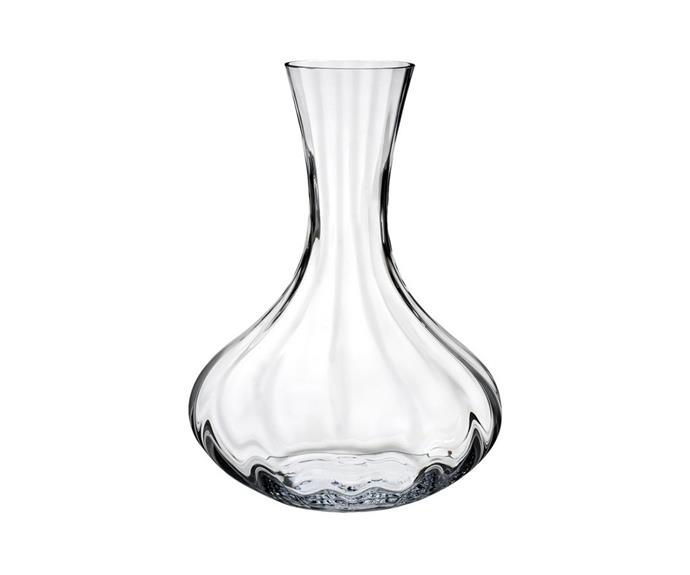 [**Waterford Elegance Optic Carafe, $239, Myer**](https://www.myer.com.au/p/elegance-optic-carafe-543268810?utm_source=Affiliate&utm_medium=Partnerize&utm_campaign=skimlinks_phg&utm_content=Performance&utm_subdomain=homestolove.com.au|target="_blank"|rel="nofollow")

Reminiscent of the fluted/textured glass trend, this Waterford vessel makes a timeless addition to any wine-lovers tool box. While technically a carafe, the wide base and narrow neck will allow for some aeration. **[SHOP NOW.](https://www.myer.com.au/p/elegance-optic-carafe-543268810?utm_source=Affiliate&utm_medium=Partnerize&utm_campaign=skimlinks_phg&utm_content=Performance&utm_subdomain=homestolove.com.au|target="_blank"|rel="nofollow")** 