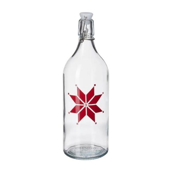 [**IKEA VINTER 2021 Bottle With Stopper, $3**](https://www.ikea.com/au/en/p/vinter-2021-bottle-with-stopper-glass-star-pattern-red-60498332/|target="_blank"|rel="nofollow")

Sweet, Scandi and subtle, this glass bottle with stopper is perfect for Christmas and year-round to follow – just add your favourite liquid. [**SHOP NOW.**](https://www.ikea.com/au/en/p/vinter-2021-bottle-with-stopper-glass-star-pattern-red-60498332/|target="_blank"|rel="nofollow") 