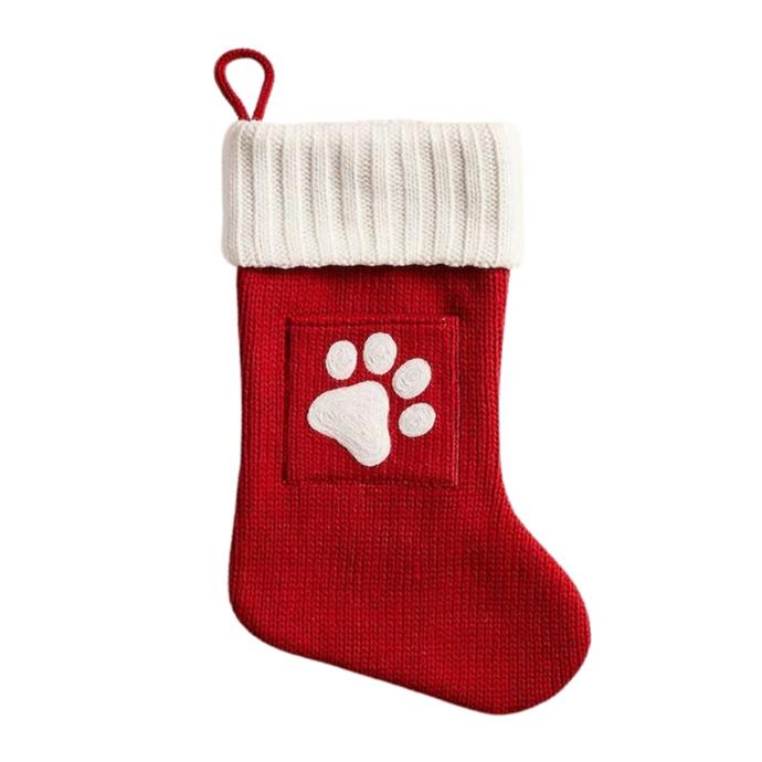 **[Pet Christmas stockings, $15, Target](https://www.target.com.au/p/pet-christmas-stocking/65217139|target="_blank"|rel="nofollow")** <br> 
They're part of the family, so don't forget to pick up a stocking for your furry friend. This cute one features a paw print and has plenty of room for treats!