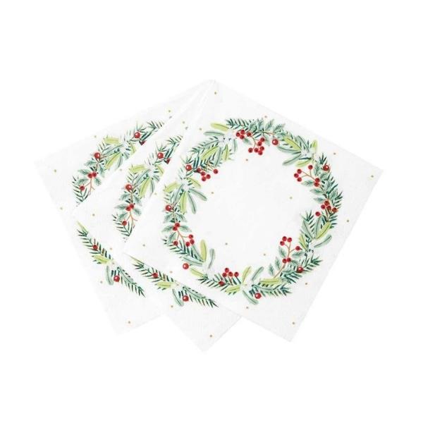 [**Me & Mimi Botanical Berry Wreath Napkin 20pk, $11.95**](https://meandmimi.com.au/products/botanical-berry-wreath-napkin?variant=39608216256687&currency=AUD&utm_medium=product_sync&utm_source=google&utm_content=sag_organic&utm_campaign=sag_organic&utm_campaign=gs-2021-08-03&utm_source=google&utm_medium=smart_campaign&gclid=CjwKCAjwn8SLBhAyEiwAHNTJbTIi1dVS8KMlqKXo498fdC2QiruqxwTfRBCWZUrMhh2We_-v3sgxXRoCt4MQAvD_BwE|target="_blank"|rel="nofollow")

With their pretty, botanical prints, these paper napkins exude Christmas spirit. They're great for larger events where you might want to avoid the wash up of reusable napkins. [**SHOP NOW.**](https://meandmimi.com.au/products/botanical-berry-wreath-napkin?variant=39608216256687&currency=AUD&utm_medium=product_sync&utm_source=google&utm_content=sag_organic&utm_campaign=sag_organic&utm_campaign=gs-2021-08-03&utm_source=google&utm_medium=smart_campaign&gclid=CjwKCAjwn8SLBhAyEiwAHNTJbTIi1dVS8KMlqKXo498fdC2QiruqxwTfRBCWZUrMhh2We_-v3sgxXRoCt4MQAvD_BwE|target="_blank"|rel="nofollow") 
