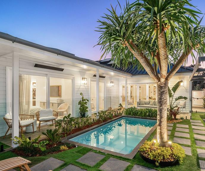 "To me, this is Mitch and Mark at their absolute best," said Block judge Neale Whitaker of the couple's tropical backyard.