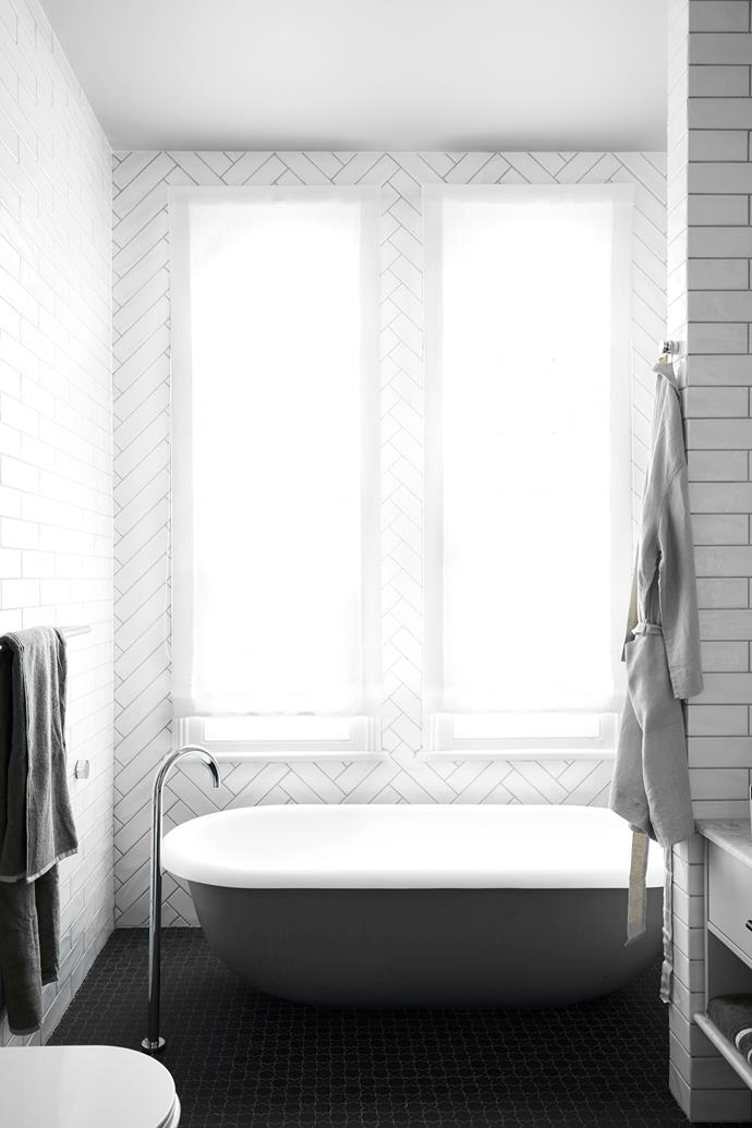 The Claybrook 'Evolve' bath was also a new addition to the space.