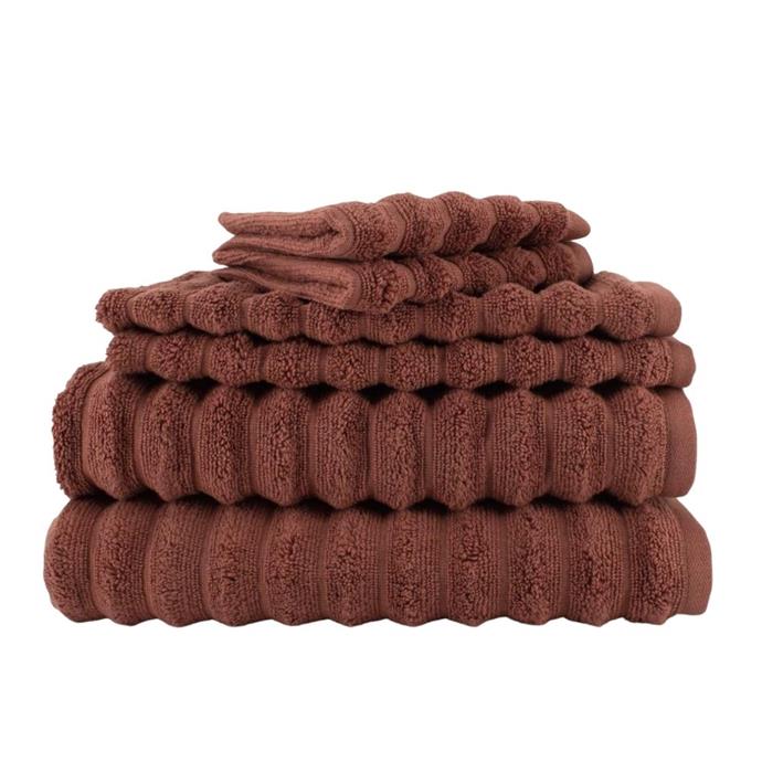 **[Onde six piece towel set, $99.99, on sale for $49.99, Canningvale](https://www.canningvale.com/onde-6-piece-towel-set/|target="_blank"|rel="nofollow")**
<br> 
With a sophisticated design that's gentle on your skin, these full terry towels are quick-drying and come with a 100 day free trial. The set includes two bath towels, two hand towels and two face washers, and you can choose between an ink, steel grey or spice colour. **[SHOP NOW](https://www.canningvale.com/onde-6-piece-towel-set/|target="_blank"|rel="nofollow")**