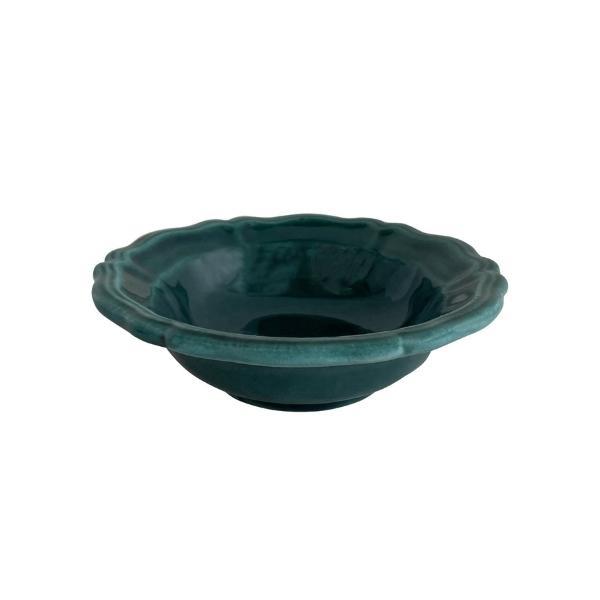 Small scalloped bowl - sea green, Puglia, Italy, $45, [Alex and Trahanas](https://alexandtrahanas.com/collections/ceramics/products/small-ceramic-scalloped-bowl-sea-green-puglia-italy|target="_blank"|rel="nofollow")<br>
Hand painted and made in Puglia, Italy, this gorgeous little side bowl was designed for dips, olives and snacks. Perfect for aperitivo hour and long, lazy lunches.