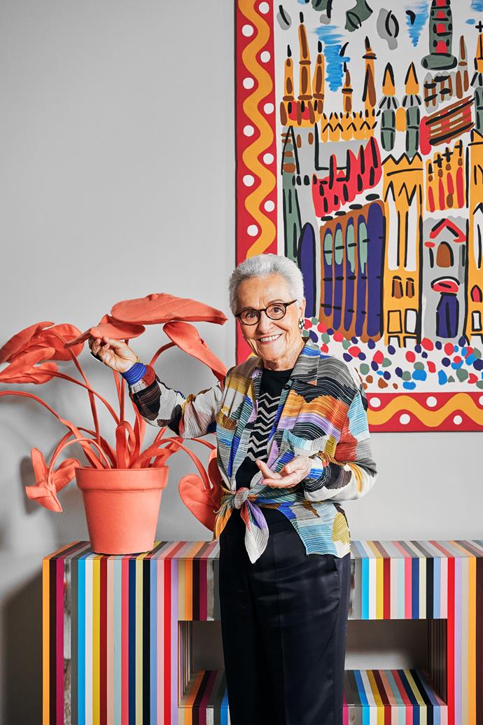 Rosita Missoni, the creative director of Missoni Home, is a passionate collector and has a colourful, [eclectic style](https://www.homestolove.com.au/eclectic-terrace-surry-hills-18773|target="_blank").