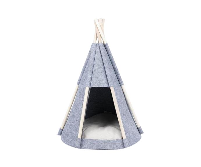 **[Felt Warm Wool Cat Nest Tent House, $79.95, Supermarcat](https://supermarcat.com.au/products/felt-warm-wool-cat-nest-tent-house|target="_blank"|rel="nofollow")**

Made of super-soft high-quality felt fabric, this luxe cat teepee is surprisingly hard-wearing and durable. Available with a removable cushion and  and easy to assemble, you won't want to hide this one away. It's especially ideal for [Scandi interiors](https://www.homestolove.com.au/scandinavian-style-beach-house-20995|target="_blank"). **[SHOP NOW.](https://supermarcat.com.au/products/felt-warm-wool-cat-nest-tent-house|target="_blank"|rel="nofollow")** 