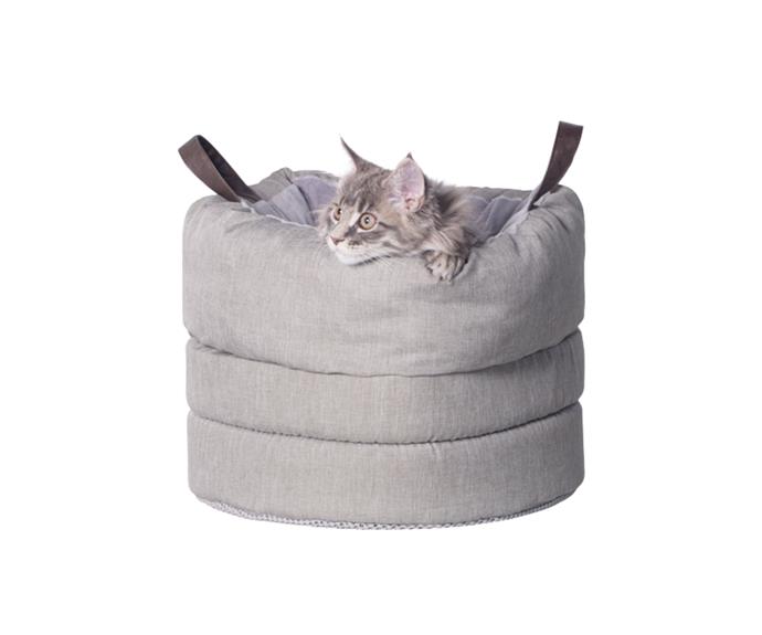 **[Pidan Pet Bed, $49.95, Supermarcat](https://supermarcat.com.au/collections/cat-beds/products/pidan-pet-bed-bucket-grey|target="_blank"|rel="nofollow")** 

The Pidan Pet Bed is super soft and its bucket shape with a foldable design gives a unique touch that your cat can snuggle into. It is also doubles as toy storage! **[SHOP NOW.](https://supermarcat.com.au/collections/cat-beds/products/pidan-pet-bed-bucket-grey|target="_blank"|rel="nofollow")**