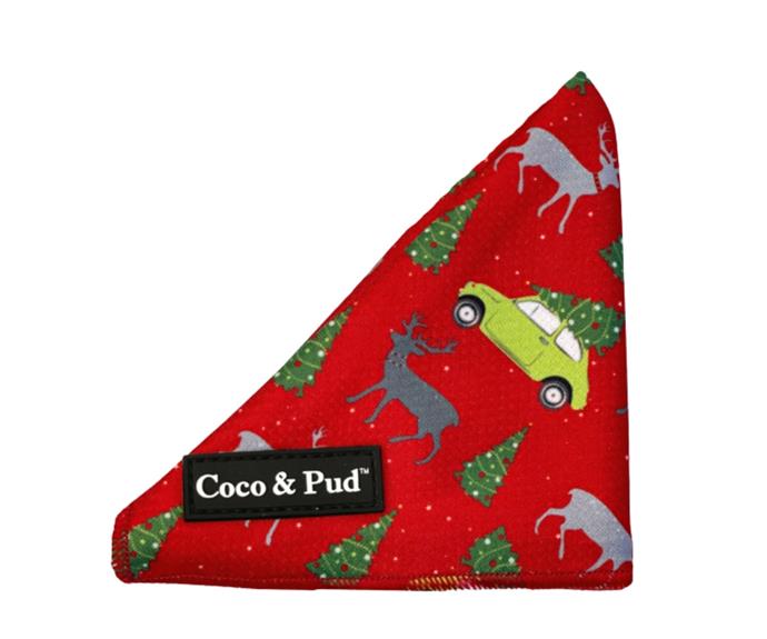 **[Deck The Paws Christmas Dog Bandana (Small/Medium), $12.95, Coco & Pud](https://cocoandpud.com.au/collections/bandanas/products/coco-pud-deck-the-paws-christmas-dog-bandana|target="_blank"|rel="nofollow")** 

If putting a costume on your dog is like fighting a losing battle (owners, you know the struggle),  this bandana is easy to wear and will be the ultimate fashion accessory for your pet this holiday season. **[SHOP NOW.](https://cocoandpud.com.au/collections/bandanas/products/coco-pud-deck-the-paws-christmas-dog-bandana|target="_blank"|rel="nofollow")** 