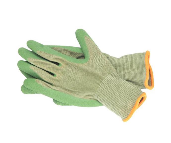 **[Lightweight bamboo garden gloves, $6.90, Hoselink](https://www.hoselink.com.au/products/lightweight-bamboo-garden-gloves|target="_blank"|rel="nofollow")**
<br>
Affordable, comfortable, durable and made from ultra-breathable bamboo, these gloves are a blessing to all gardeners who love nothing more than spending hour after hour pottering around in the yard. The latex palm makes for easy gripping, while the elasticated cuff keeps dirt and debris out. Hoselink is an Australian-owned, family-run company that are known for creating quality gardening products.