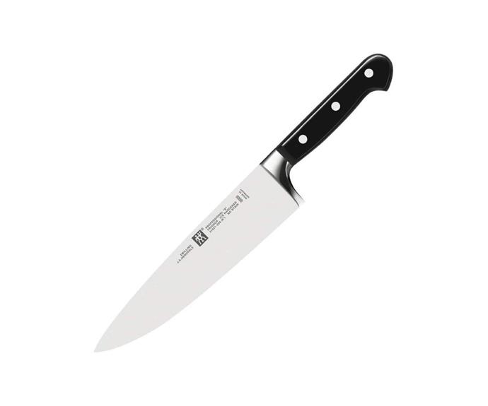 **[Zwilling J.A. Henckels Professional S 20cm Chef's Knife, $97.18 (was $143.78), Amazon](https://www.amazon.com.au/Zwilling-J-Henckels-Professional-Silver/dp/B0000ACOUU/ref=asc_df_B0000ACOUU/?tag=homestolove00-22 |target="_blank"|rel="nofollow")**<br>
Originating in Germany, Zwilling has a 287-year-old brand history that has bolstered their expertise and success in creating some of the most effective kitchen tools around. The specialty SIGMAFORGE structure of the knife is forged from a single piece of special formula steel, so they're super strong, balanced and durable. The handle has also been erganomically designed to assist with cutting, while the blade itself is corrosion, stain and chip resistant.