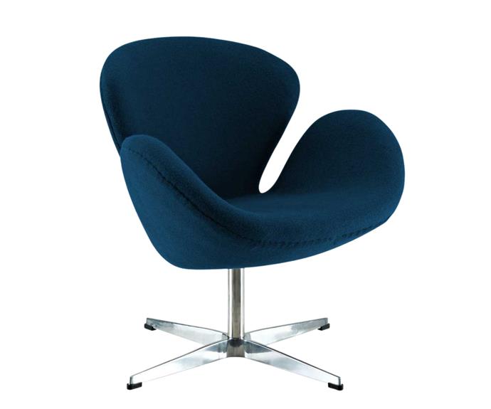 **[Aegan Swan Chair, $1,189](https://www.roveconcepts.com/swan-chair?locale=en_AU&gclid=CjwKCAiAm7OMBhAQEiwArvGi3I11FXhDRrH4kkGpwjjkk9JIa9D4MdoHxpSfN6StJNCc3_p_t33YFhoCZkkQAvD_BwE&aid[14]=186|target="_blank"|rel="nofollow")**

We love that this [desk chair](https://www.homestolove.com.au/ergonomic-chair-best-21214|target="_blank") can be fully customised. Choose from 26 colours and fabrics, from Marigold in a classic wool blend to Fuchsia in Danish wool. This is a platinum quality handmade replica of the famous Swan Desk Chair by Arne Jacobsen features a 360 degree swivel action, the four star base is equipped with heavy duty castors. **[SHOP NOW.](https://www.roveconcepts.com/swan-chair?locale=en_AU&gclid=CjwKCAiAm7OMBhAQEiwArvGi3I11FXhDRrH4kkGpwjjkk9JIa9D4MdoHxpSfN6StJNCc3_p_t33YFhoCZkkQAvD_BwE&aid[14]=186|target="_blank"|rel="nofollow")**