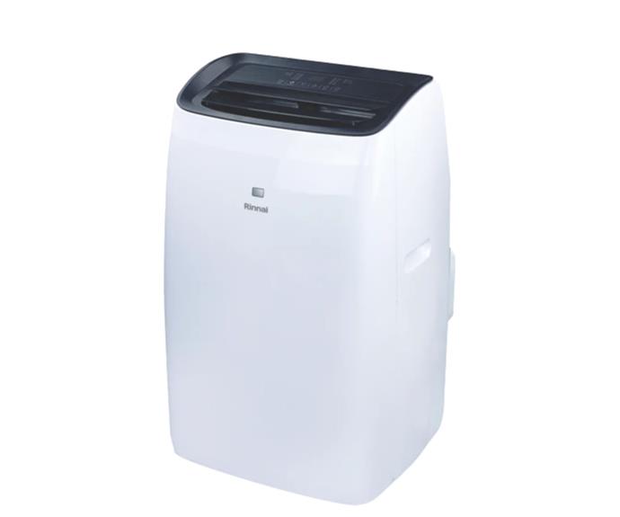 **[Rinnai C4.1kW Cooling Only Portable Air Conditioner, $849](https://www.thegoodguys.com.au/rinnai-c41kw-cooling-only-portable-air-conditioner-rpc41nc?istCompanyId=3bea4a6c-bec2-47ac-ad52-cc426c68327c&istFeedId=e57d5766-6d5f-4506-a742-4b036c451791&istItemId=immwlqixt&istBid=t&cq_src=google_ads&cq_cmp=1766448628&cq_con=72868056190&cq_term=&cq_med=&cq_plac=&cq_net=u&cq_pos=&cq_plt=gp&cq_loci=&cq_locp=9071810&cq_mtype=&cq_dvic=c&cq_dvicm=&cq_trg=&cq_pdid=RPC41NC&gclid=Cj0KCQiAhMOMBhDhARIsAPVml-F_X7-FbSDydiB7wIZmXLOZhwbPTSh1kJrZcx-JQNhL2g3FgAQ3P4saArztEALw_wcB&gclsrc=aw.ds|target="_blank"|rel="nofollow")**

Never feel sticky again with this air-con which works to remove moisture in the air when humidity levels are high. You'll also sleep comfortably thanks to a sleep mode which adjusts the temperature to ensure you're not too hot, and not too cold throughout the night, saving energy as well. **[SHOP NOW.](https://www.thegoodguys.com.au/rinnai-c41kw-cooling-only-portable-air-conditioner-rpc41nc?istCompanyId=3bea4a6c-bec2-47ac-ad52-cc426c68327c&istFeedId=e57d5766-6d5f-4506-a742-4b036c451791&istItemId=immwlqixt&istBid=t&cq_src=google_ads&cq_cmp=1766448628&cq_con=72868056190&cq_term=&cq_med=&cq_plac=&cq_net=u&cq_pos=&cq_plt=gp&cq_loci=&cq_locp=9071810&cq_mtype=&cq_dvic=c&cq_dvicm=&cq_trg=&cq_pdid=RPC41NC&gclid=Cj0KCQiAhMOMBhDhARIsAPVml-F_X7-FbSDydiB7wIZmXLOZhwbPTSh1kJrZcx-JQNhL2g3FgAQ3P4saArztEALw_wcB&gclsrc=aw.ds|target="_blank"|rel="nofollow")** 