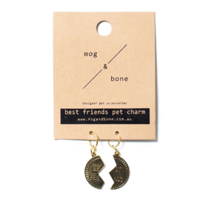 **[Mog & Bone best friends charm set, $9.99, Pet House Superstore](https://www.pethouse.com.au/mog-bone-best-friends-charm-set|target="_blank"|rel="nofollow")**<br>
They may be man's best friend, but don't all our pups have a best fluffy friend too? Make it official with these cute best friend charms for their collars. **[SHOP NOW.](https://www.pethouse.com.au/mog-bone-best-friends-charm-set|target="_blank"|rel="nofollow")** 