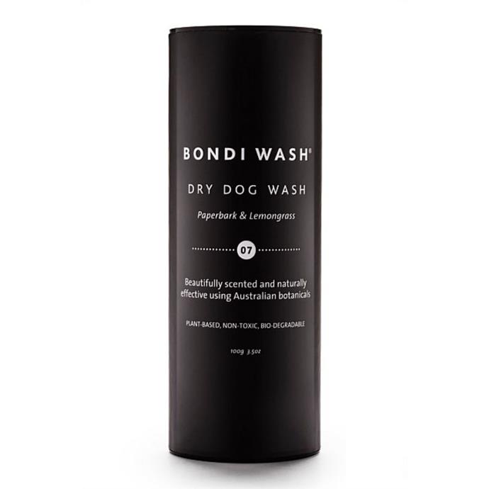 **[Bondi Wash dry dog wash, $15, David Jones](https://www.davidjones.com/home-and-food/pets/23686502/Dry-Dog-Wash-100g.html|target="_blank"|rel="nofollow")**<br>
It's the busiest time of the year, so sometimes you don't have the time to wash and dry your smelly pup. That's when this Bondi Wash dry wash comes in hand. A quick spritz will repel insects, remove germs and smell great. **[SHOP NOW.](https://www.davidjones.com/home-and-food/pets/23686502/Dry-Dog-Wash-100g.html|target="_blank"|rel="nofollow")**