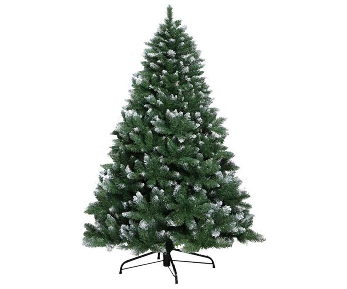 **[Jingle Jollys Christmas Tree in snowy green, $105.95 (210cm), Woolworths](https://www.woolworths.com.au/shop/productdetails/1073835946|target="_blank"|rel="nofollow")**
