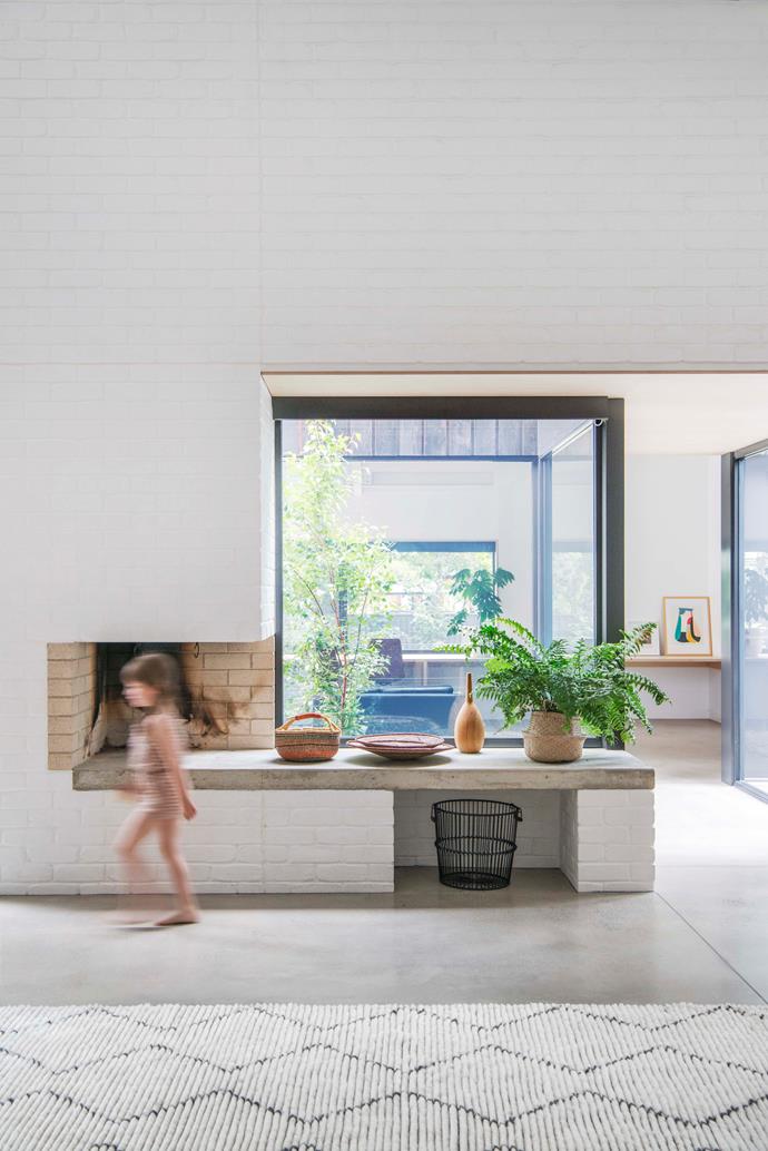 The family space in this [Nordic-style home](https://www.homestolove.com.au/nordic-style-timber-clad-family-home-in-adelaide-19016|target="_blank") has a practical polished concrete floor.