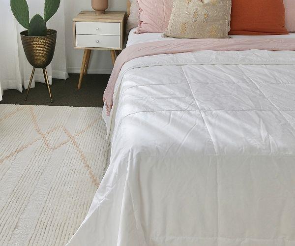 **[Sienna Living All Seasons Bamboo Quilt, On Sale From $109, Manchester Factory](https://go.linkby.com/BSJQSDEP/products/sienna-living-all-seasons-bamboo-quilt|target="_blank"|rel="nofollow")**

If you're looking for a quilt suitable for year-round use, look no further than the Bamboo Fibre quilt from Sienna Living. Featuring a cotton japara cover and 100% bamboo 300gsm filling, it's eco-friendly and the ideal sleep accessory for allergy sufferers. Available in three different weights, it also regulates body temperature, allowing you to experience the joy of an uninterrupted sleep. **[SHOP NOW.](https://go.linkby.com/BSJQSDEP/products/sienna-living-all-seasons-bamboo-quilt|target="_blank"|rel="nofollow")**