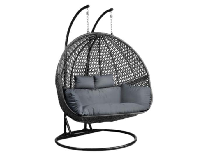 **[Fania 2 Seater Hanging Pod Chair, $1,399, Zanui](https://www.zanui.com.au/Fania-2-Seater-Hanging-Pod-Chair-163155.html|target="_blank"|rel="nofollow")**

Create your own slice of paradise and achieve ultimate relaxation with this double seated egg chair. All you have to do is grab a book and get ready to sit back, relax, and unwind. **[SHOP NOW.](https://www.zanui.com.au/Fania-2-Seater-Hanging-Pod-Chair-163155.html|target="_blank"|rel="nofollow")**