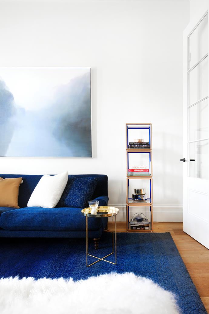 Flipping the accepted norms on the head, designer Hamish Guthrie made the formal front rooms of [this South Yarra terrace](https://www.homestolove.com.au/south-yarra-terrace-by-hecker-guthrie-4380|target="_blank") more vibrant and playful, using an Yves Klein blue rug and sofa for impact, while the new extension has a more classic approach, with a quieter, pastel palette.