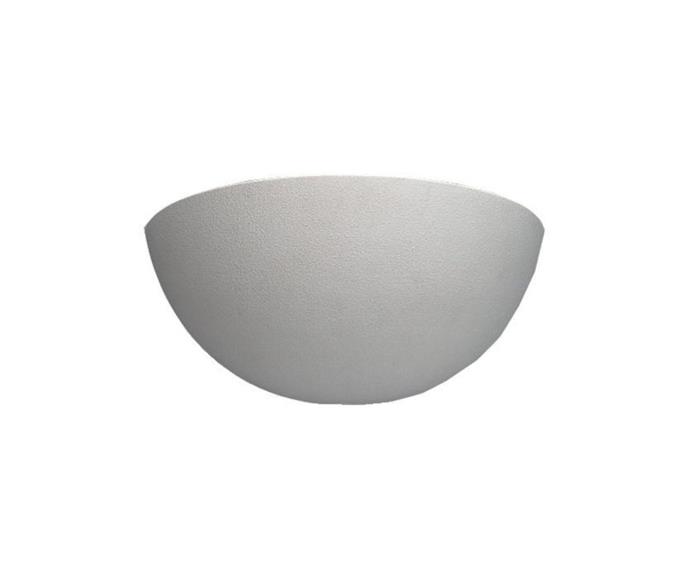Customise this **[Contemporary plaster wall light, $79, Lighting Collective](https://lightingcollective.com.au/collections/wall-lights-interior/products/contemporary-plaster-wall-light|target="_blank"|rel="nofollow")** by painting it to suit your space and style.
