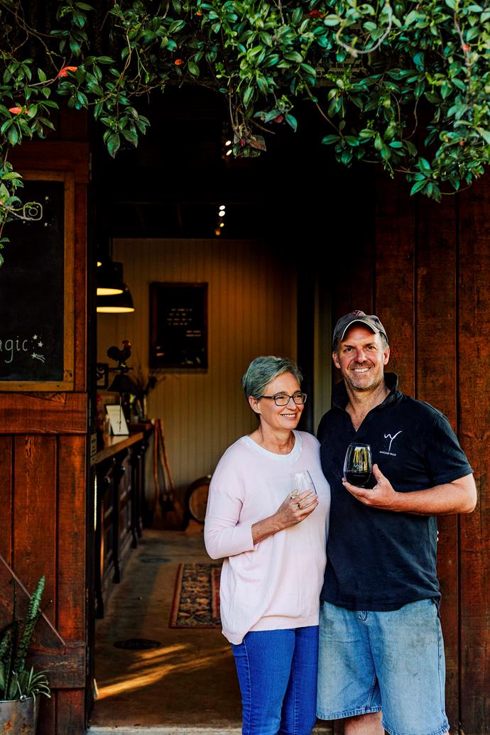 Winemaker Jon Heslop and his wife, Kim, both 52, moved to the mountain in 2003 and created [Witches Falls Winery](https://witchesfalls.com.au/|target="_blank"|rel="nofollow").