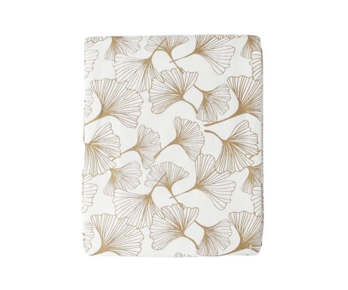 [**Heritage ginko leaf tablecloth, on sale for $44.90, Myer**](https://www.myer.com.au/p/heritage-ginko-leaf-tablecloth|target="_blank"|rel="nofollow")

For a more subtle nod to the colours of season that can still be used year-round, this cotton tablecloth is a worthy buy. It features gold ginkgo leaves on a white background - an understated yet elegant display of seasonal festivity. **[SHOP NOW.](https://www.myer.com.au/p/heritage-ginko-leaf-tablecloth|target="_blank"|rel="nofollow")**