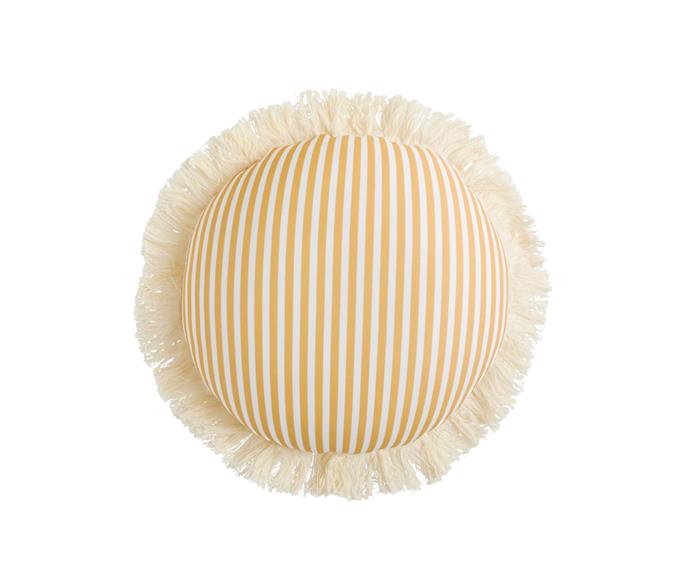 **[Aegean stripe beach pillow, on sale $14.95, Pillow Talk](https://www.pillowtalk.com.au/aegean-stripe-beach-pillow-hablaegep21/|target="_blank"|rel="nofollow")**

Evoking the essence of summer, this yellow-striped cushion with cream trimming makes a great addition to any pool chair or beach trip. 

**[SHOP NOW.](https://www.pillowtalk.com.au/aegean-stripe-beach-pillow-hablaegep21/|target="_blank"|rel="nofollow")**
