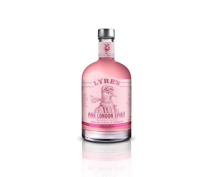 **Pink London Spirit, $44.99 for 700ml, [Lyre's](https://lyres.com.au/pink_london_spirit|target="_blank"|rel="nofollow")**

With endless possibilities for mocktails to experiment with, Lyre's Pink London Spirit is a non-alcoholic homage to pink gin, created in answer to the growing popularity of pink gin the world over. With a bouquet of rosehip, raspberries and red currant, the palate is savoury and seductive, with a pleasing juniper gin-like finish.

*More than just a pretty bottle, this cricket season Lyre's will be donating 10% of all Australian Pink London Spirit sales to the McGrath Foundation!*