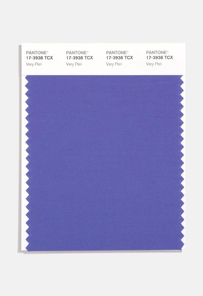 Very Peri has been named Pantone's Colour of the Year for 2022.
*Image Courtesy of Pantone*