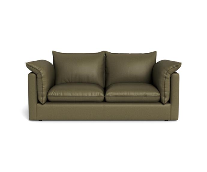 **[Sorrento leather sofa in Bendigo Green, $2249 (usually $2499), Freedom](https://www.freedom.com.au/product/24392860|target="_blank"|rel="nofollow")**<br>
From coastal style to inner-city aesthetic, the Sorrento sofa suits any space with its cushy silhouette and laidback design. If Bendigo Green isn't to your taste, select from four other natural-toned hues. **[SHOP NOW](https://www.freedom.com.au/product/24392860|target="_blank"|rel="nofollow")**