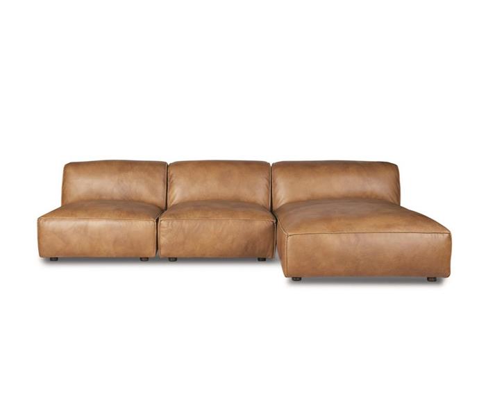 **[United Strangers Brownsville sofa with chaise, $2899, Matt Blatt](https://www.mattblatt.com.au/mb/buy/matt-blatt-united-strangers-brownsville-sofa-with-chaise-wild-bill-light-brown-leather/|target="_blank"|rel="nofollow")**<br>
Who said modular sofas were reserved for fabric? This caramel brown leather sofa is luxuriously soft, spacious and stylish. **[SHOP NOW](https://www.mattblatt.com.au/mb/buy/matt-blatt-united-strangers-brownsville-sofa-with-chaise-wild-bill-light-brown-leather/|target="_blank"|rel="nofollow")**