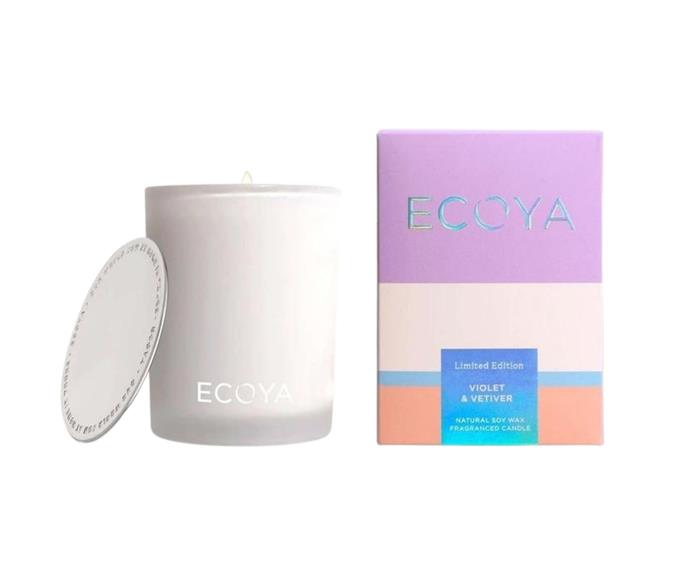 **[Ecoya Violet & Vetiver Madison Candle, $44.95, Myer](https://www.myer.com.au/p/ecoya-violet-vetiver-madison-candle|target="_blank"|rel="nofollow")**

A soothing blend of violet, jasmine and rosewood combine with bergamot and sage to create the must-have floral fragrance of the season. **[SHOP NOW.](https://www.myer.com.au/p/ecoya-violet-vetiver-madison-candle|target="_blank"|rel="nofollow")** 