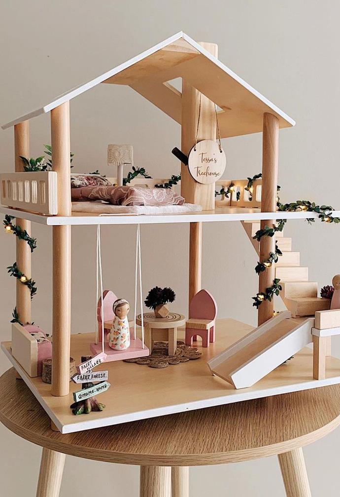 **UPSCALE CUBBY HOUSE**<br>
Kmart's wooden cubby houses fly off the shelves, and from [@bloomlette_'s](https://www.instagram.com/p/B2d1SEhnlGj/|target="_blank"|rel="nofollow") adorable set up, it's not hard to see why. Complete with flowerboxes and and outdoor bench seat, the additions they included turn this little house into a kid's gardening dream.