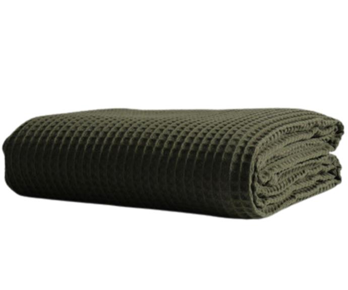**[Luxury cotton queen waffle blanket, $199.99, on sale $89.99, Canningvale](https://www.canningvale.com/luxury-cotton-waffle-blankets/|target="_blank"|rel="nofollow")**

This luxurious olive blanket from Canningvale will bring textured warmth to your sleep sanctuary. Featuring a deep waffle weave, the 100% cotton creation also comes in white, castello grey and piombo grey. **[SHOP NOW.](https://www.canningvale.com/luxury-cotton-waffle-blankets/|target="_blank"|rel="nofollow")**