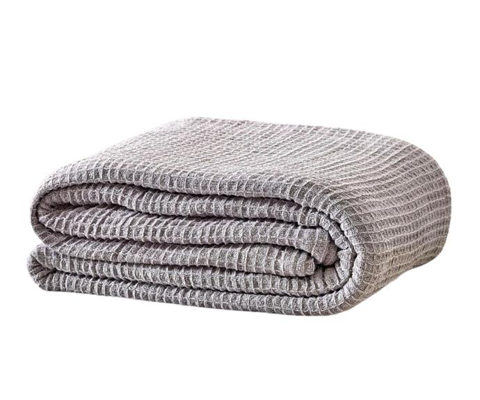 **[L'Avenue cotton waffle silver blanket, from $49, Harvey Norman](https://www.harveynorman.com.au/l-avenue-cotton-waffle-silver-blanket.html|target="_blank"|rel="nofollow")**

There's nothing wrong with keeping things simple, and the L'Avenue waffle blanket does just that. Available in four colours, this cotton piece is cozy and versatile. **[SHOP NOW.](https://www.harveynorman.com.au/l-avenue-cotton-waffle-silver-blanket.html|target="_blank"|rel="nofollow")**