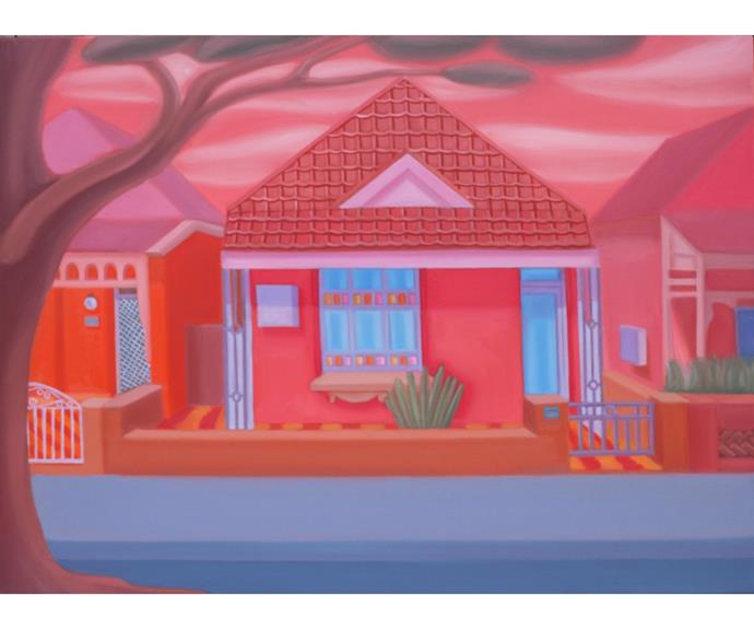 **LUCY O'DOHERTY; PAINTER**<br><br>
Imbued with an aesthetic akin to scenes from 1950s and '60s suburbia, Lucy's surreal depictions of those landscapes offer a glimpse into the implied tension that lies beyond the domestic sphere. A dream-like quality, emitted from the undefined brushstrokes, hums from the canvases, evoking a feeling of distant familiarity. "I think my hazy application, the pastel palette and my tendency towards slightly older architecture work together to tap into a feeling of home derived from a collective nostalgia," says Lucy. "The places I tend to depict might feel like somewhere you once lived or visited, or a domestic space from an old movie."<br><br>
*Visit [@lucy_odoherty](https://www.instagram.com/lucy_odoherty/|target="_blank"|rel="nofollow"). Featured artwork is Red Afternoon, Blue Windows oil on linen (2021).*