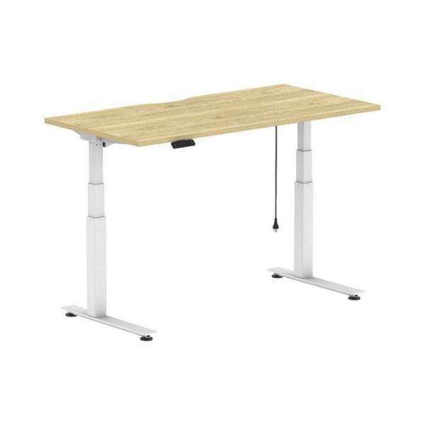 **SIT AND STAND**<br>
**'[Stilford' S2 Electric desk in oak and white, $699, Officeworks](https://www.officeworks.com.au/shop/officeworks/p/stilford-s2-electric-sit-stand-desk-1500mm-white-oak-sedk15woak|target="_blank"|rel="nofollow")**<br>
This desk features an electric height-adjustment system, so you can stand or sit at the touch of a button.