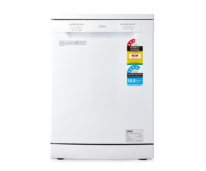 Make hand washing dishes a thing of the past for less than $500. Kmart's **[60cm freestanding dishwasher, $399](https://www.kmart.com.au/webapp/wcs/stores/servlet/ProductDisplay?partNumber=P_43114665&storeId=10701&catalogId=10102|target="_blank"|rel="nofollow")** features a 4.5 star WELS rating and boasts an ECO setting as well as a rapid-wash program.