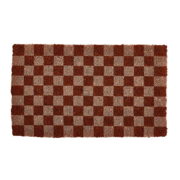 **[Checkers door mat in terracotta, $79, Bonnie and Neil](https://bonnieandneil.com.au/products/checkers-terracotta-door-mat|target="_blank"|rel="nofollow")**<br> 
Make sure you're stepping in style with this checkers door mat from Bonnie and Neil. Featuring a blush and red original artwork by Bonnie printed on coir, they're a fun way to dress up your doorway and entrance. Available to purchase with Afterpay. **[SHOP NOW.](https://bonnieandneil.com.au/products/checkers-terracotta-door-mat|target="_blank"|rel="nofollow")** 
