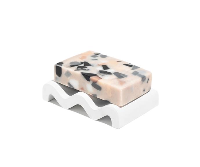 **[Fazeek Wave Soap Dish, $45, The Iconic](https://www.theiconic.com.au/wave-soap-dish-white-1244643.html|target="_blank"|rel="nofollow")**<br>
Bar soap has made a comeback in a big way. If you're saying goodbye to plastic packaging, treat yourself to an accessory that will both look good and make your bar last longer.